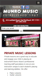 Mobile Screenshot of munromusic.com